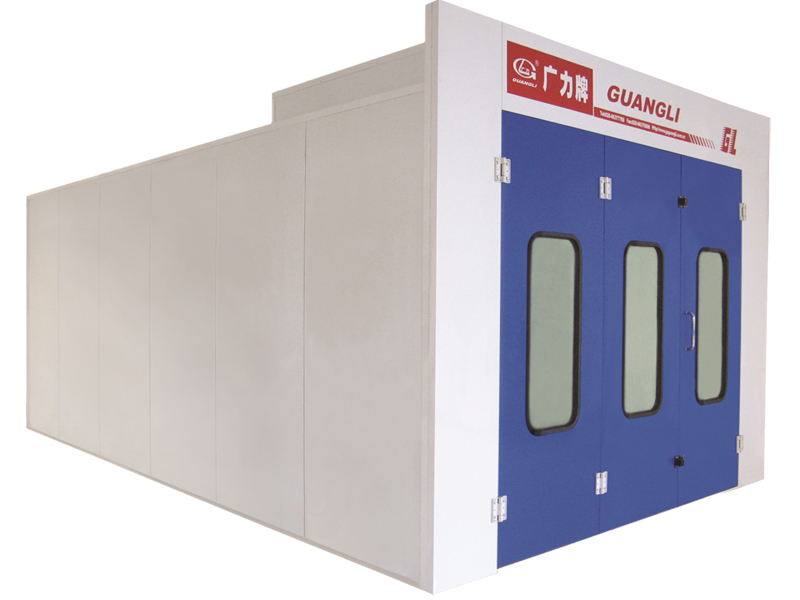 spray booth for commercial vehicles